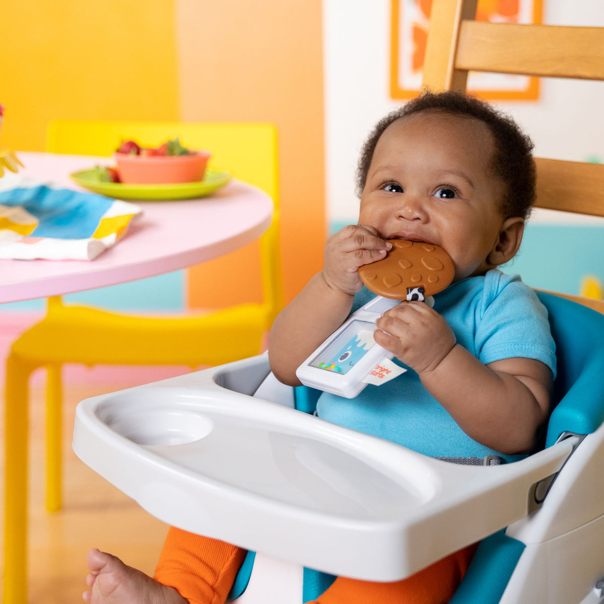 Teeth Rattle Bright Starts Cookies & Teeth Rattle Teether Toy – Toyworld NZ