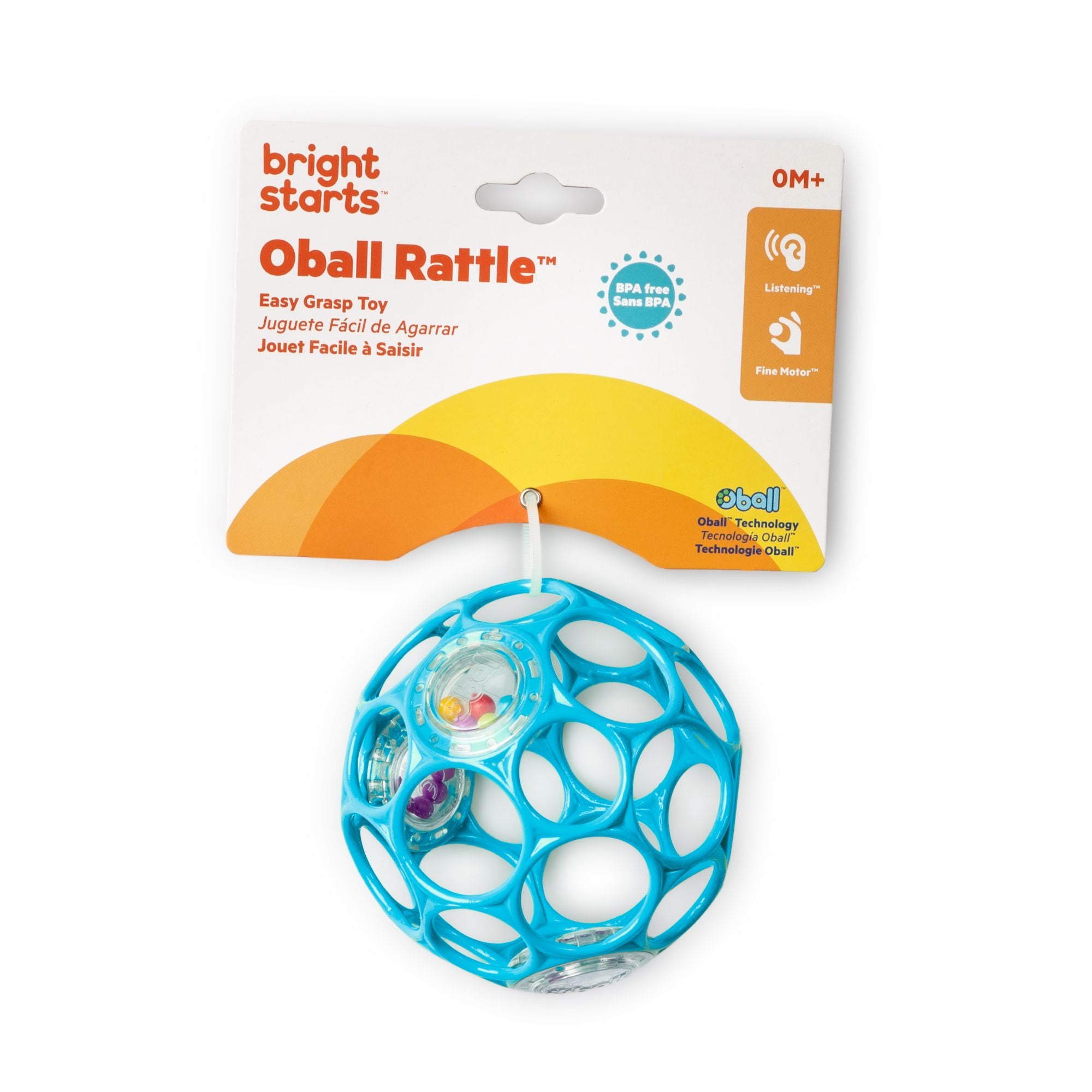 Bright Starts Oball Rattle & Roll Assorted Styles