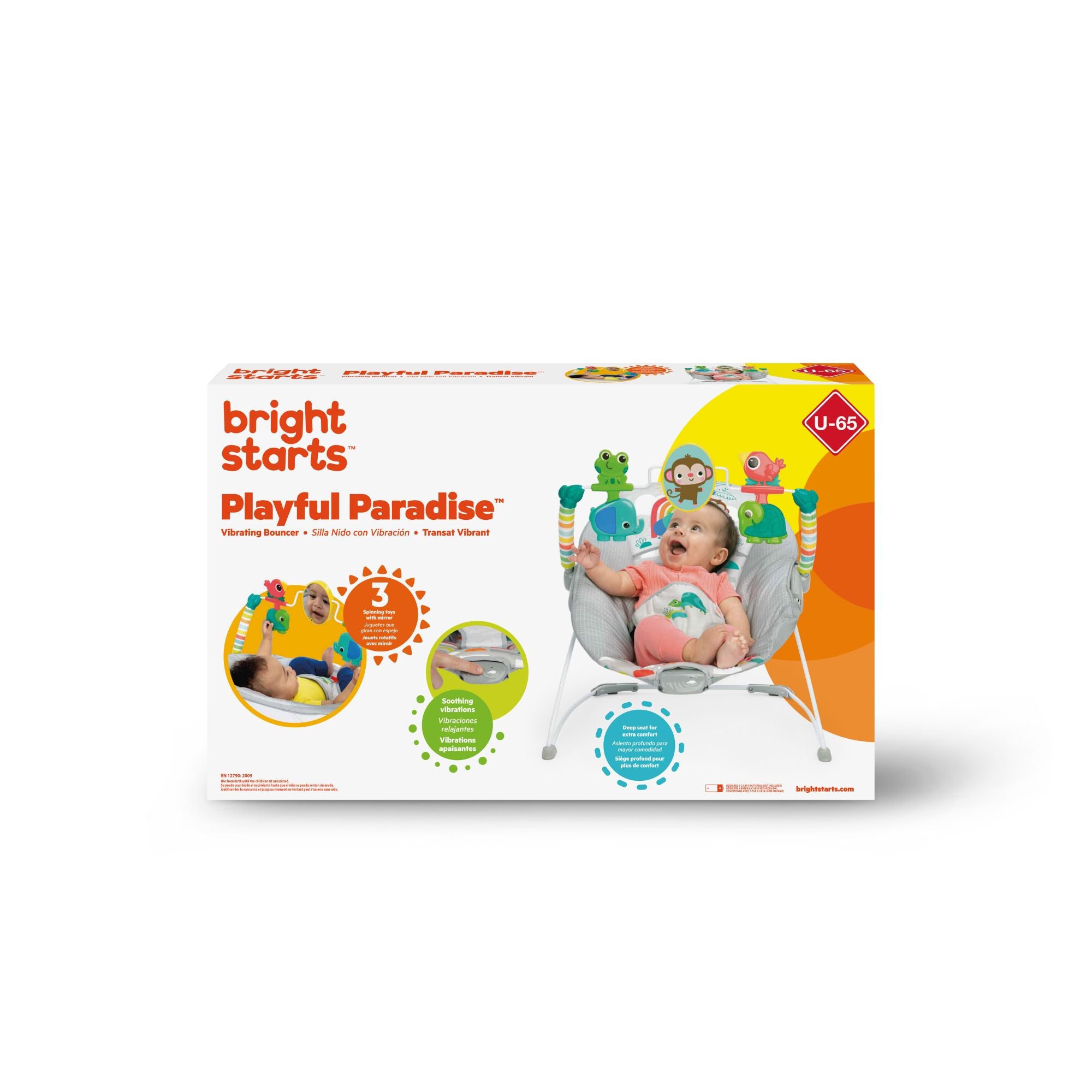 Bright Starts Playful Paradice Vibrating Bouncer