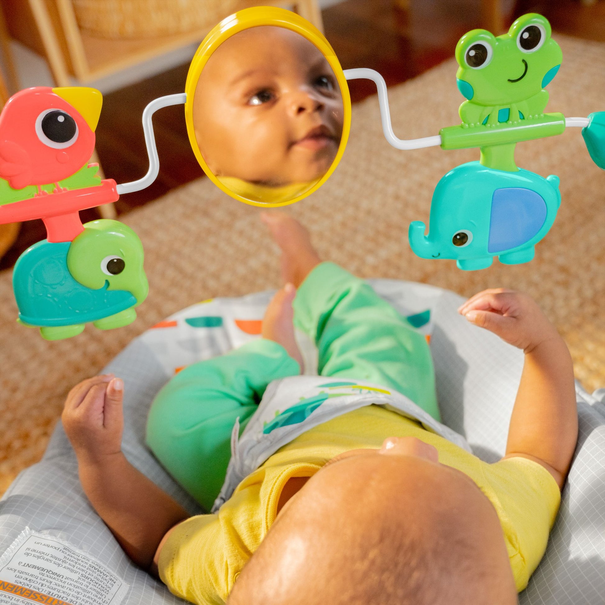Bright Starts Playful Paradise Vibrating Bouncer – Toyworld NZ