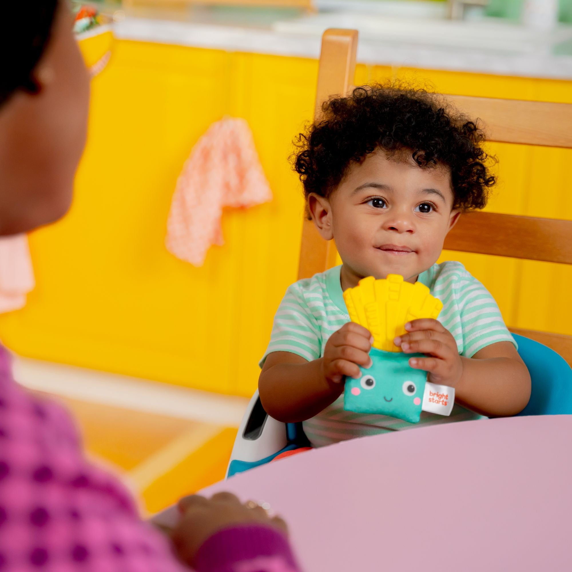 Bright Starts Side Of Smiles Crinkle Teether - Toyworld NZ