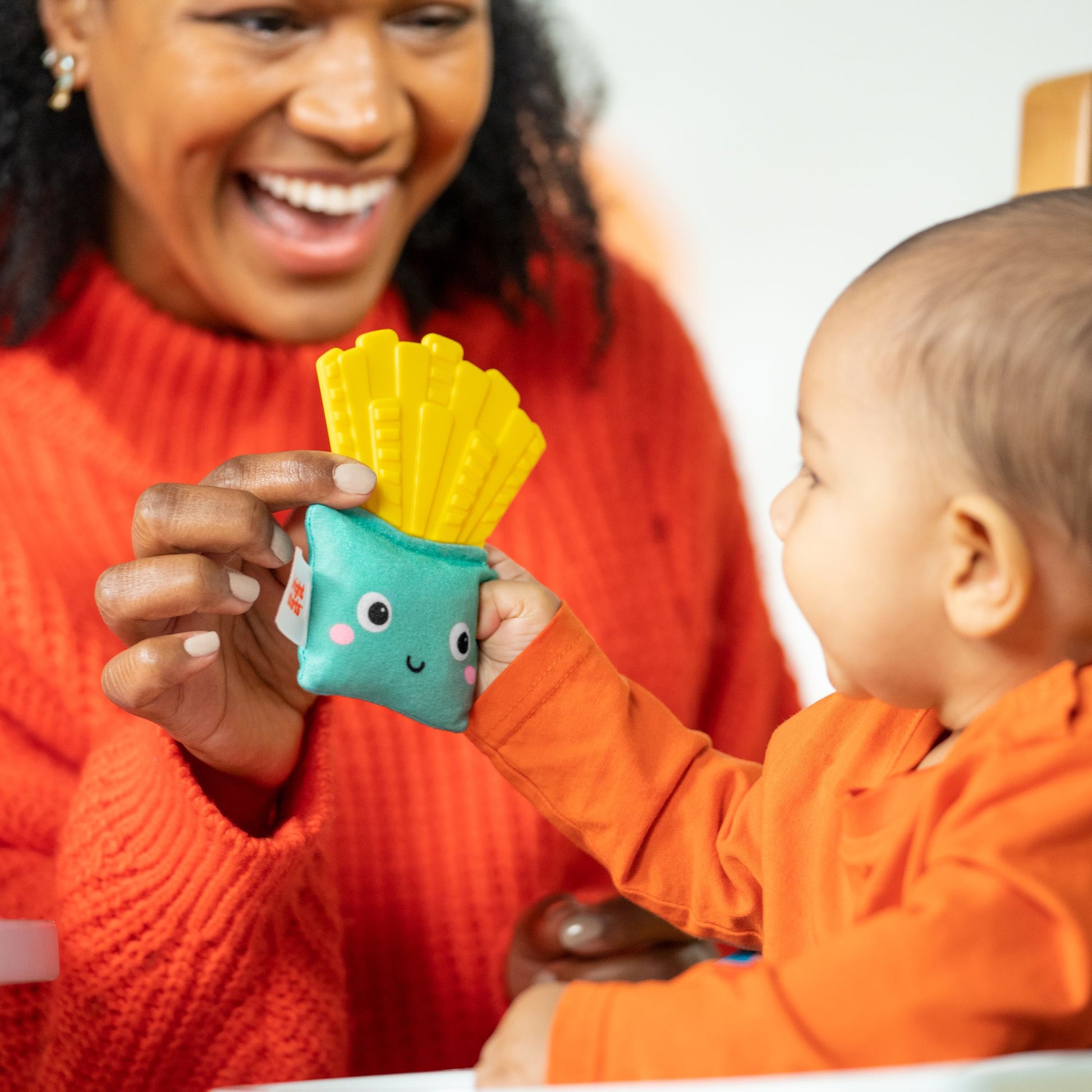 Bright Starts Side Of Smiles Crinkle Teether - Toyworld NZ