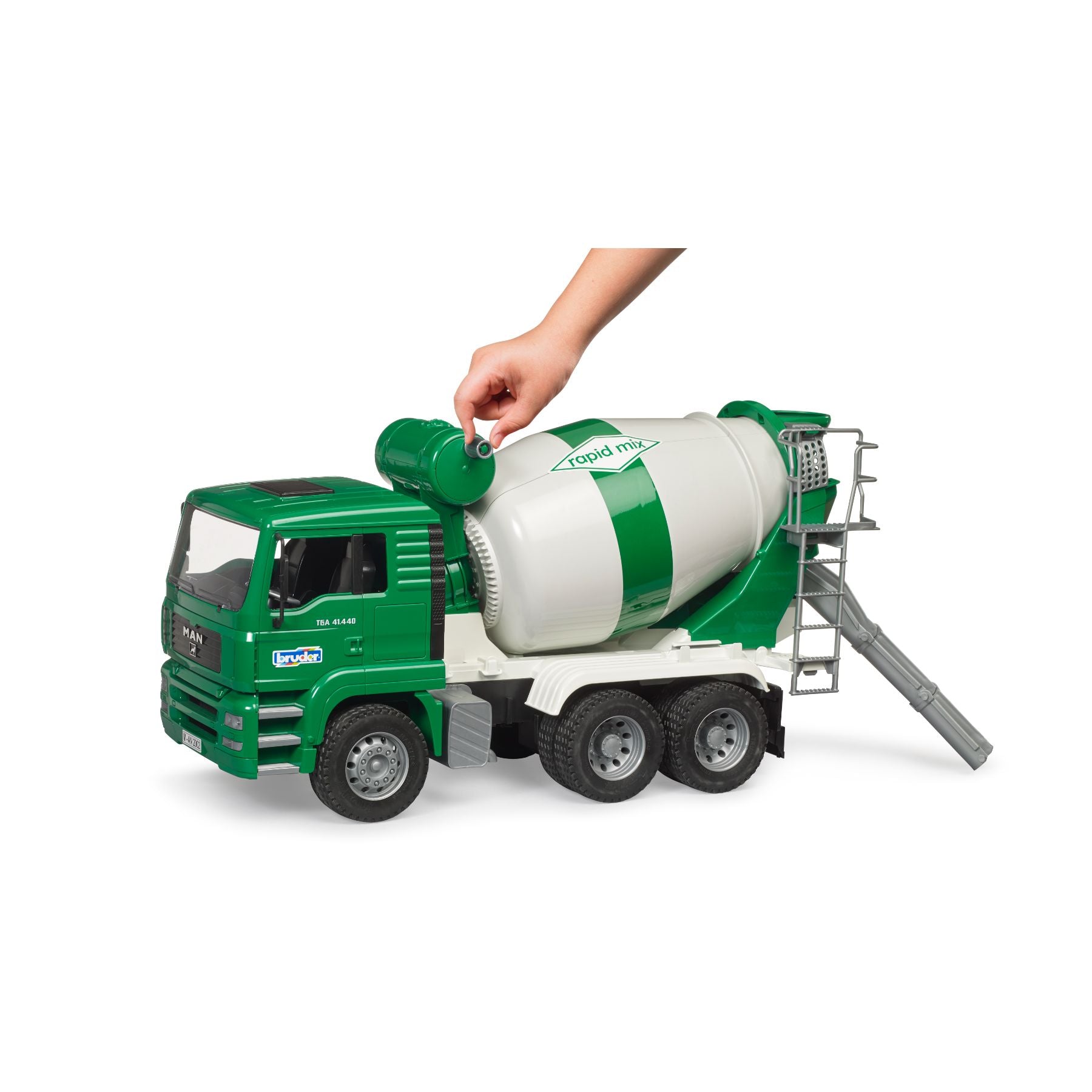 Bruder 1:16 Man Tga Cement Mixer Rapid Mix