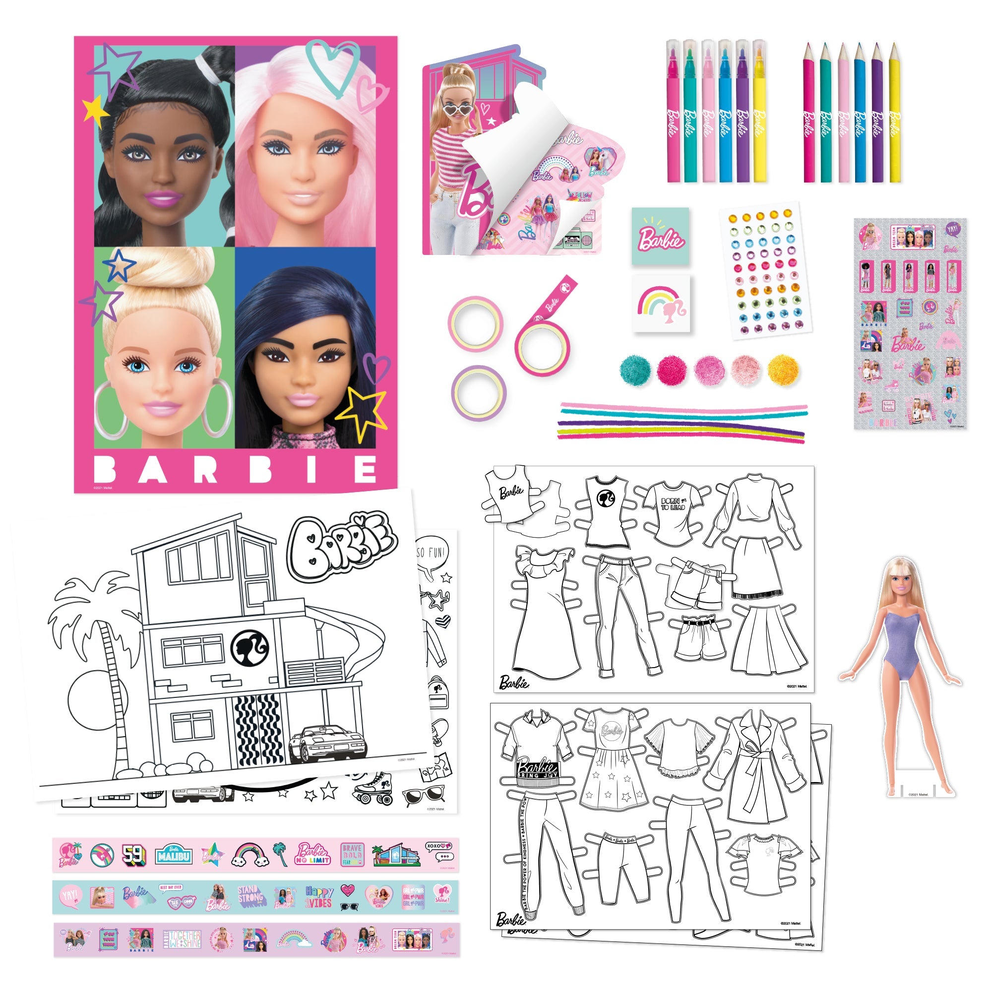 Barbie Super Camper Bumper Activity Set