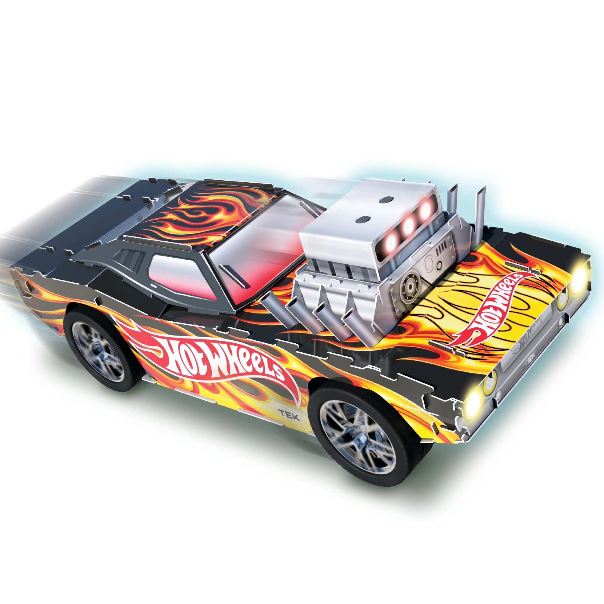 Hot Wheels Creative Maker Kitz Motorised Racer Kit With Electronic Lights And Sounds