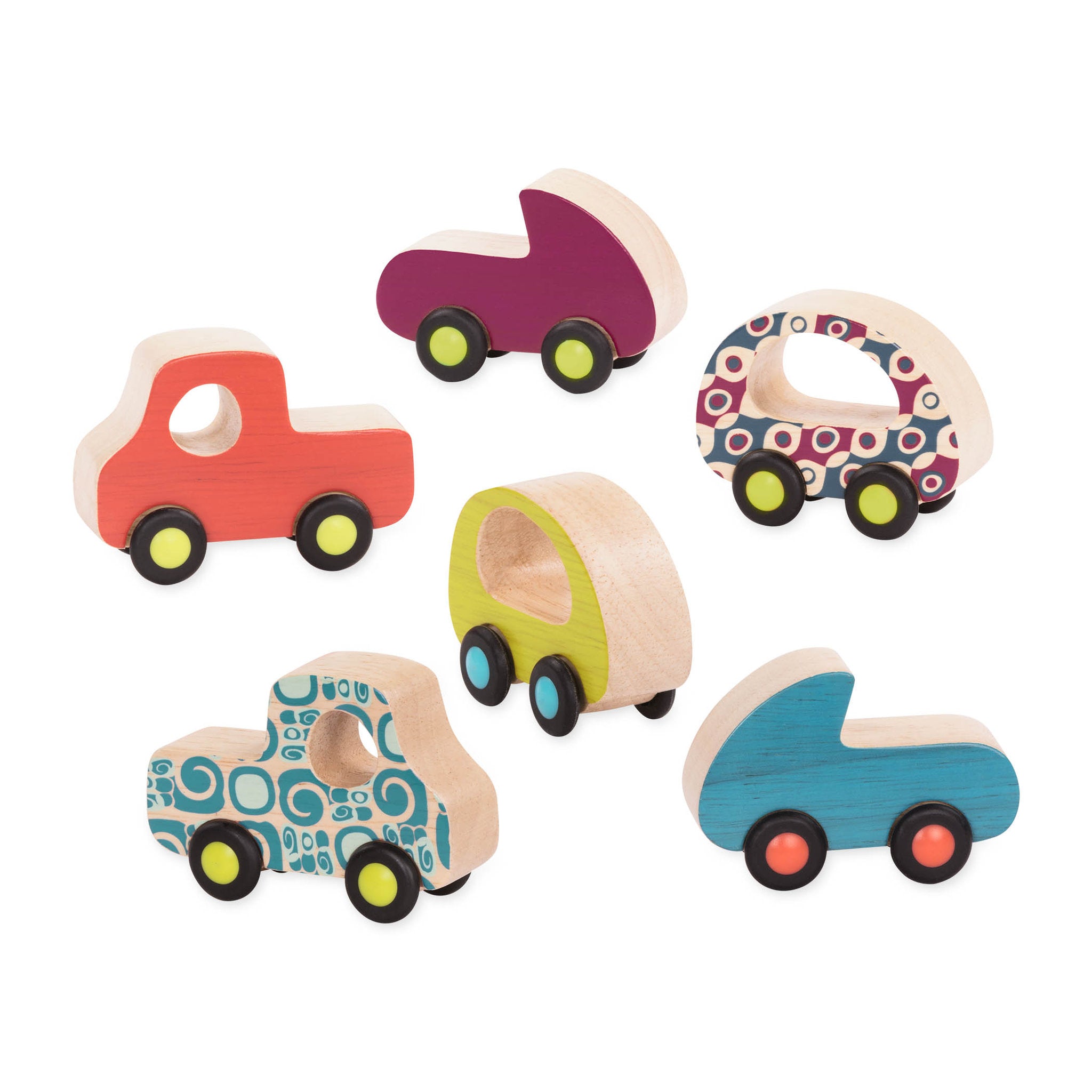 B. Free Wheee-lees Mini Wooden Cars
