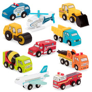 BATTAT WOOD & WHEELS WOODEN VEHICLES ASSORTED STYLES