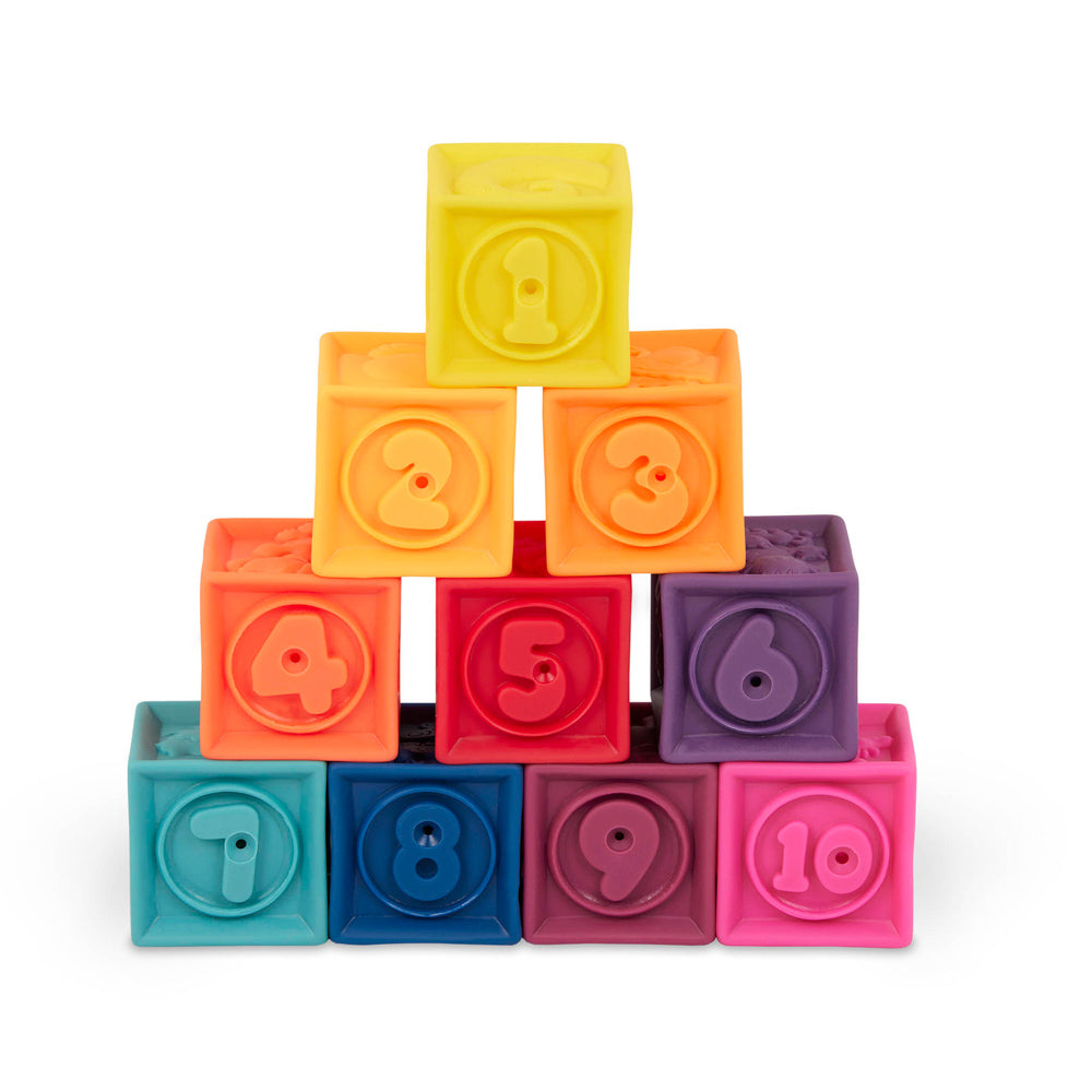 B. One Two Squeeze soft blocks for babies
