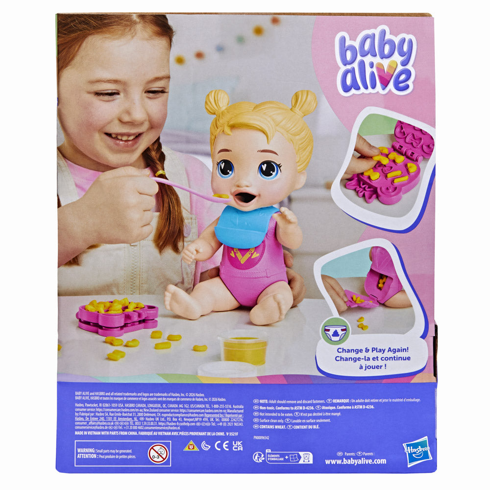 Baby Alive Dinnertime Creations Blonde Hair Harper