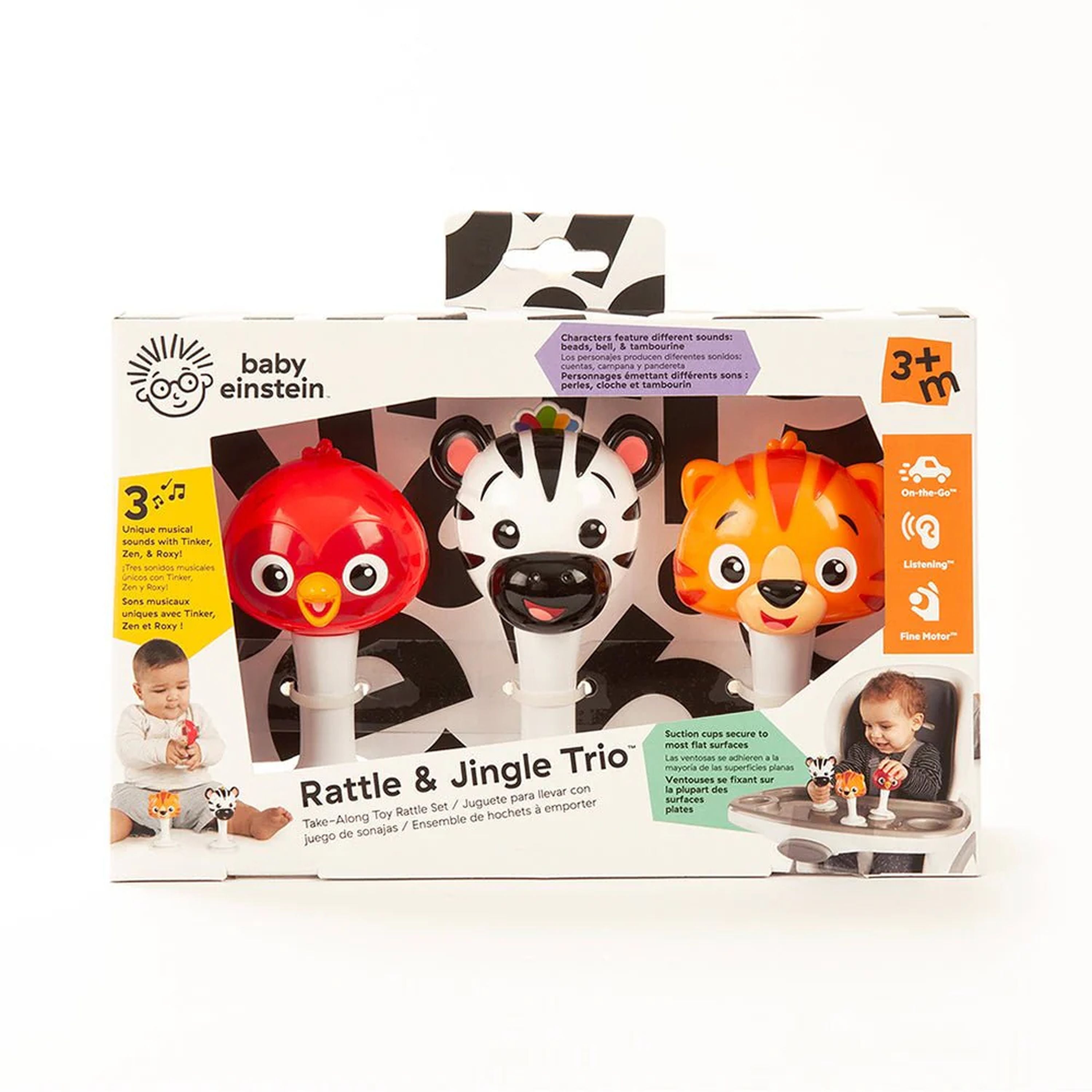 Baby Einstein Rattle & Jingle Trio Take-Along Toy Rattle Set