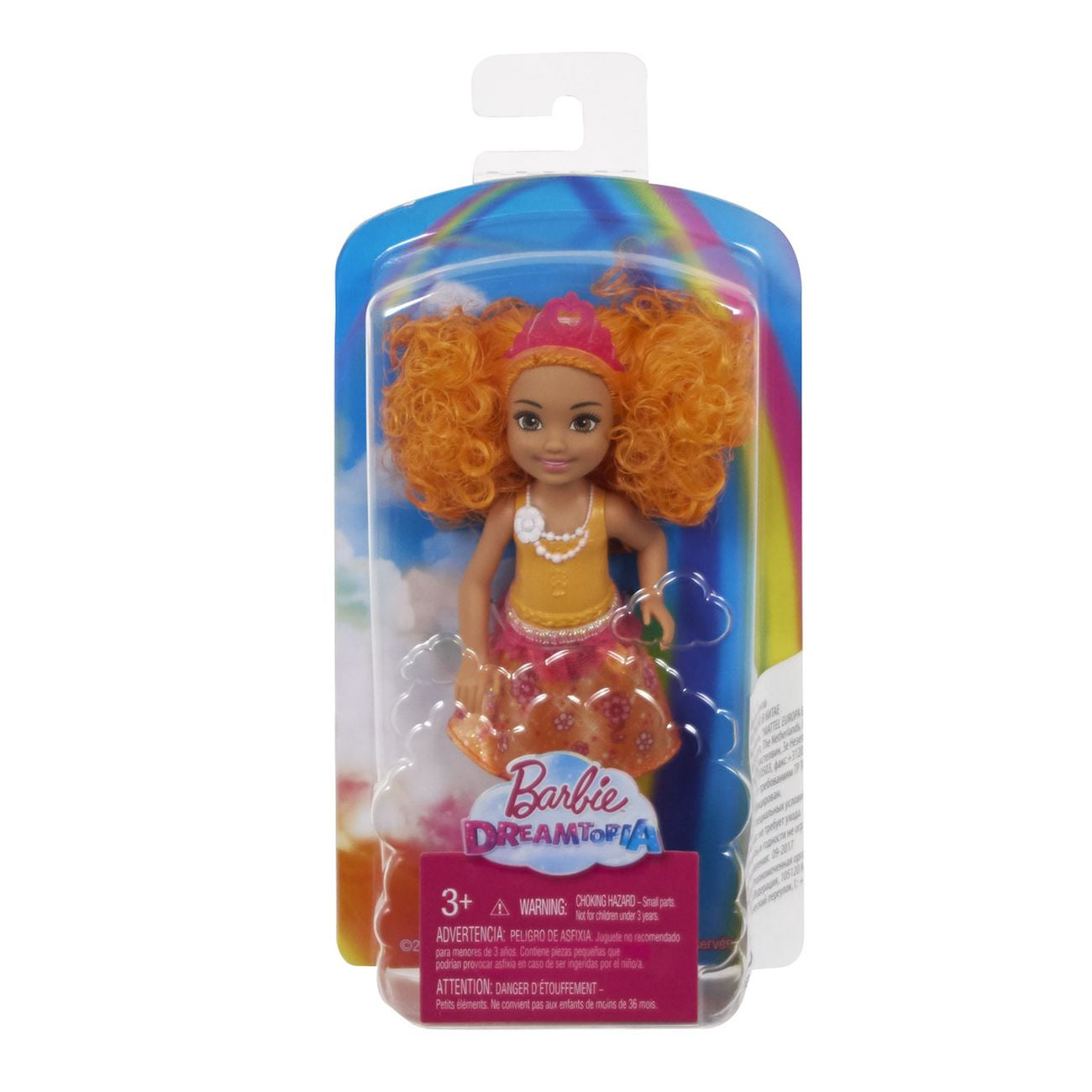 Barbie Dreamtopia Rainbow Cove Sprite Puppe – Pink, Mit Rotem Haar Und Regenbogen-Outfit