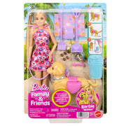 Barbie Family & Friends Walk & Potty - Barbie Malibu with dog that poops.
