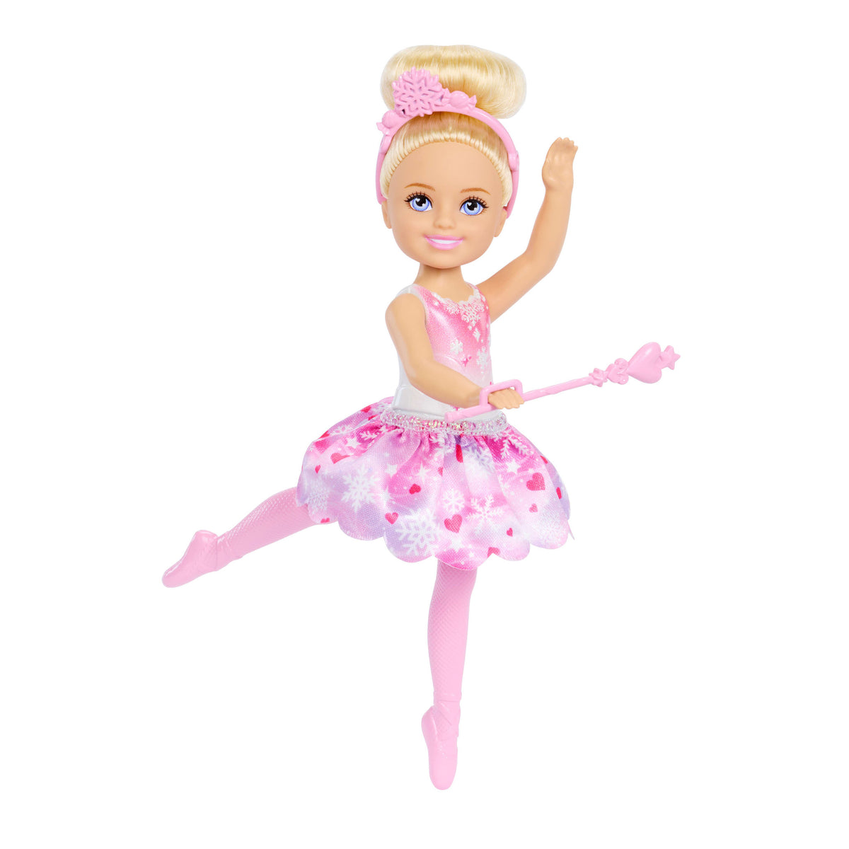 Barbie In The Nutcracker Chelsea Child Doll - Snow Fairy Blonde ballerina.