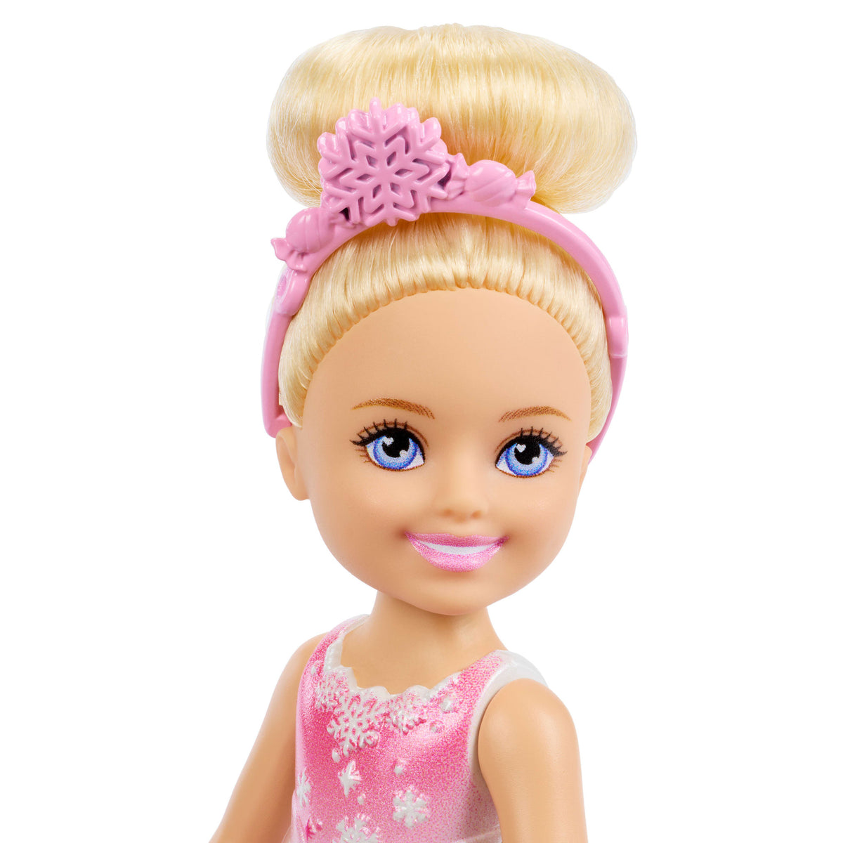 Barbie In The Nutcracker Chelsea Child Doll - Snow Fairy Blonde ballerina.