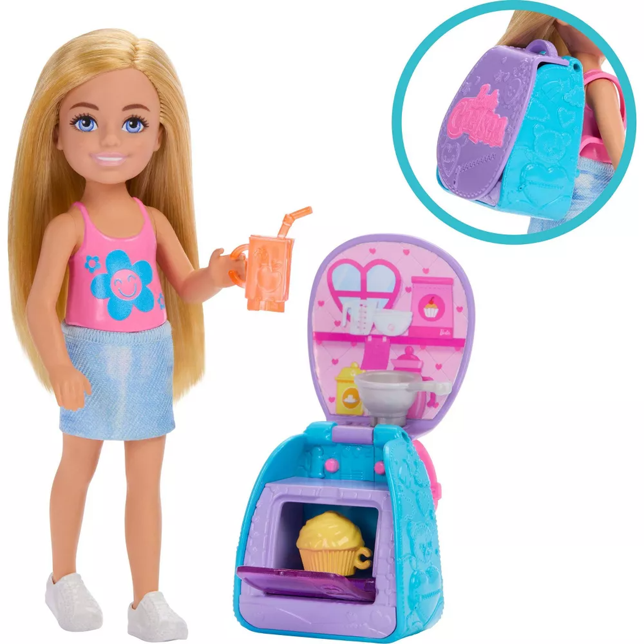 Barbie Chelsea Cupcake Baking Backpack