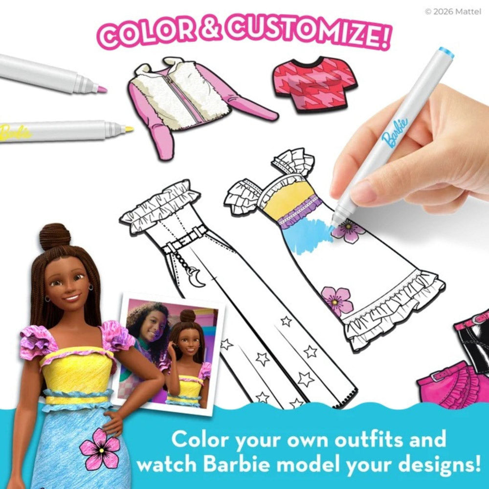 Barbie Magic Style Studio Interactive Magnetic Dress Up Set.