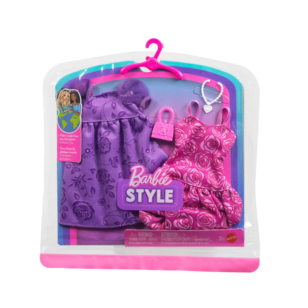 Barbie Style Fashion 2 Pack - Rose Dress - Toyworld NZ