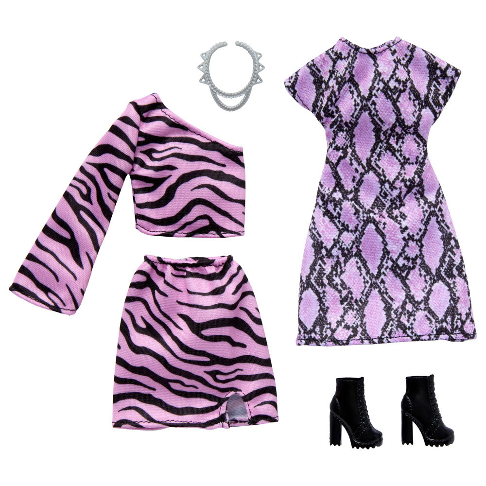 Barbie Style Fashion Outfit 2 Pack - Animal Print