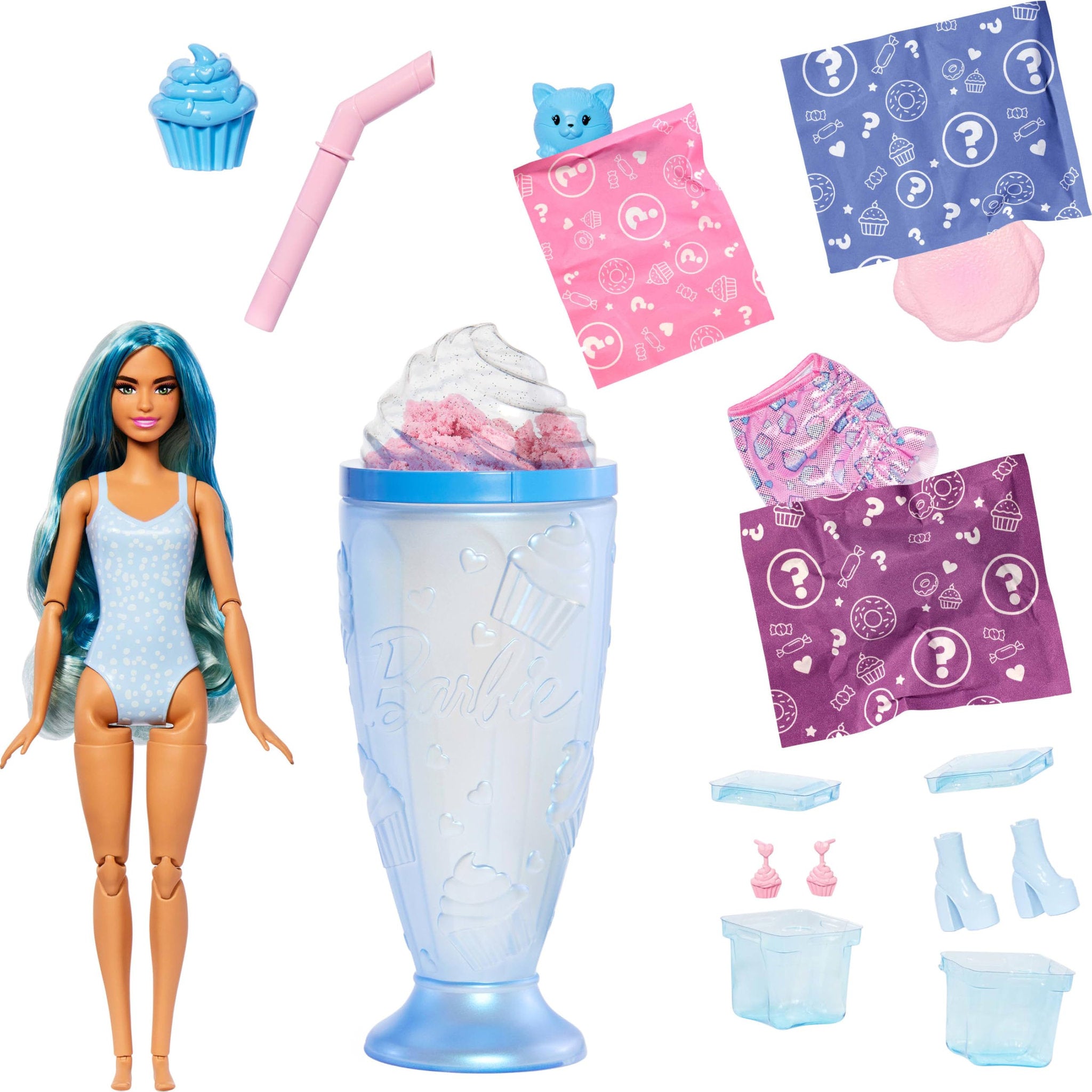 Barbie Pop Reveal Sweet Treats Cool Cupcake