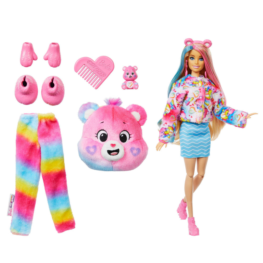 Accessories included in the Barbie Doll Toy Cutie Reveal Care Bears - Togetherness Bear