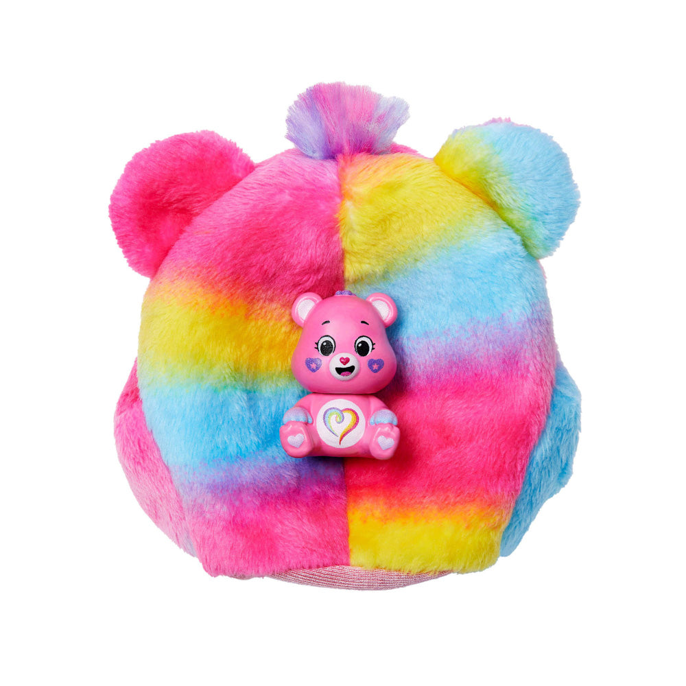 Head and figure included in the Barbie Doll Toy Cutie Reveal Care Bears - Togetherness Bear