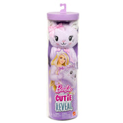 Barbie Cutie Doll Toy Reveal Cuddly Series - Kitten, in packaging