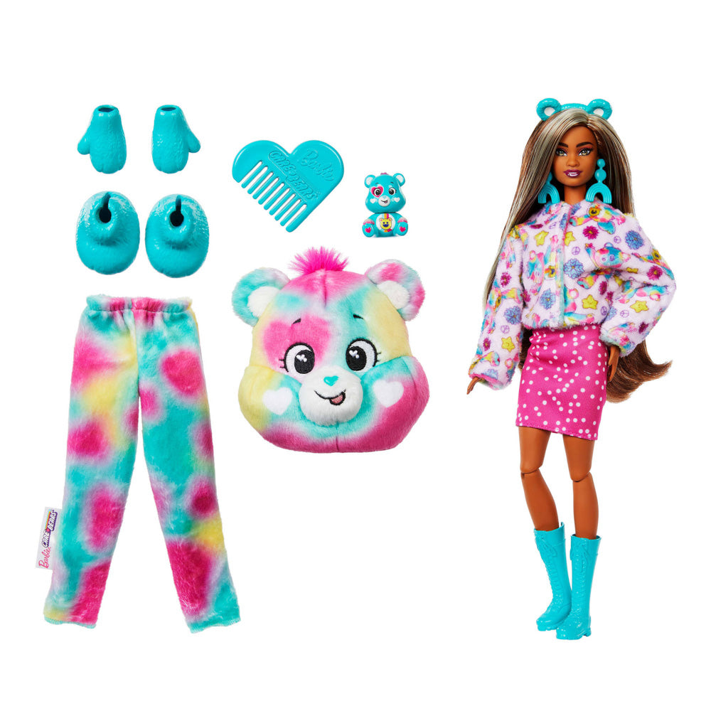 Accessories included in the Barbie Cutie Reveal Care Bears - Good Vibes Bear Doll Toy
