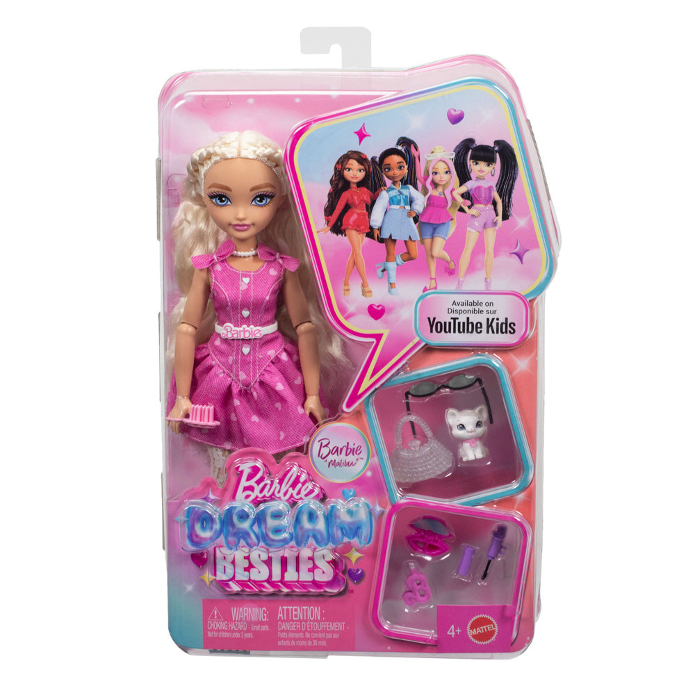 Barbie Dream Besties Fashion Doll - Malibu blonde Barbie, in packaging