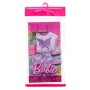 Barbie Fashion Complete Looks - Butterfly Top and shorts clothing set
