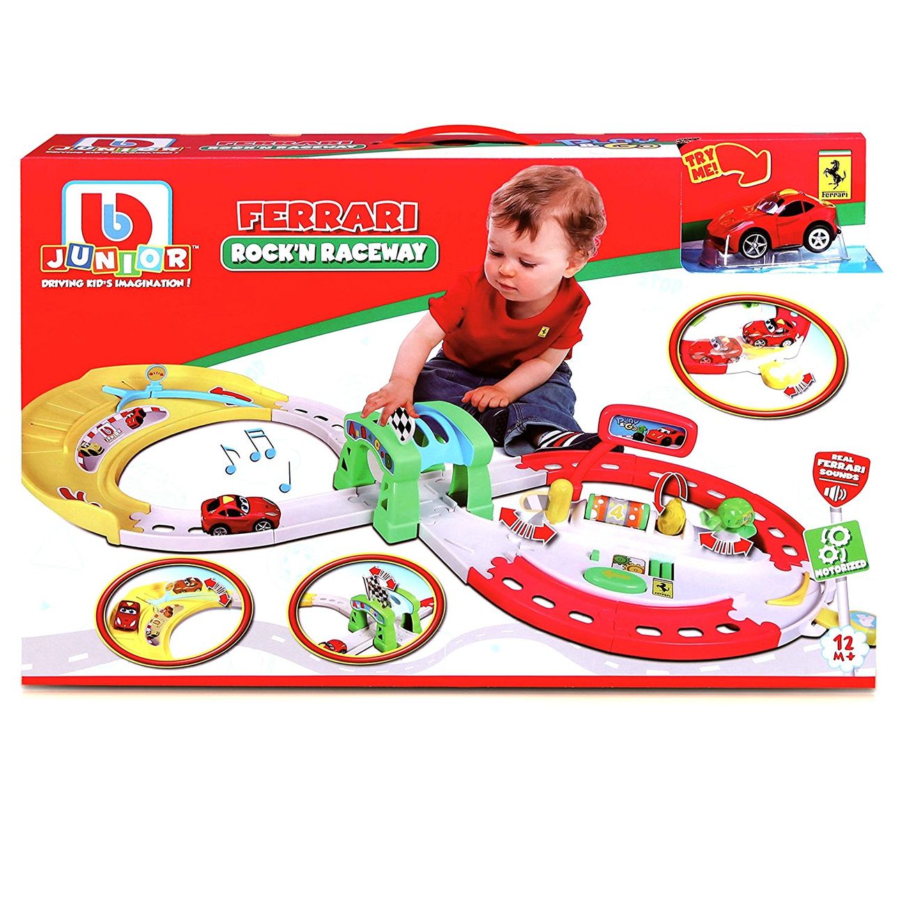 Bbjunior Ferrari Rock'N Raceway Playset