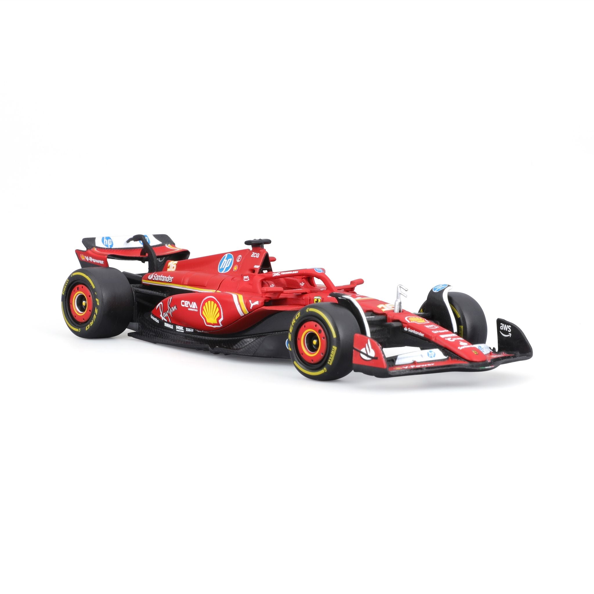 Bburago 1:43 2 Pack Scuderia Ferrari Sf-24 2024