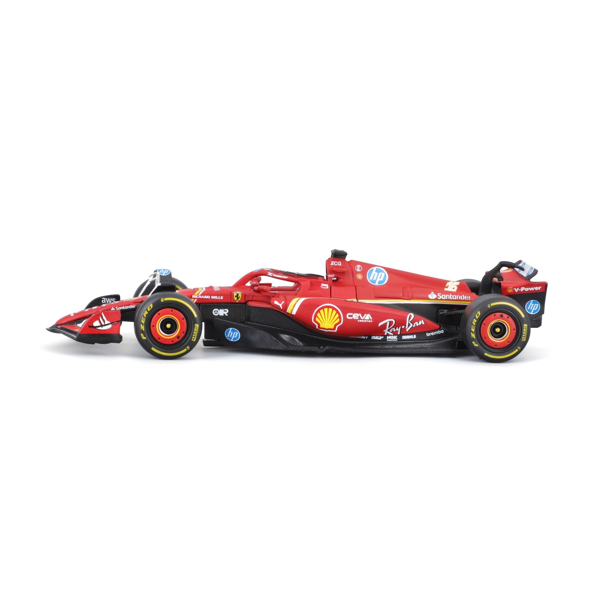 Bburago 1:43 2 Pack Scuderia Ferrari Sf-24 2024