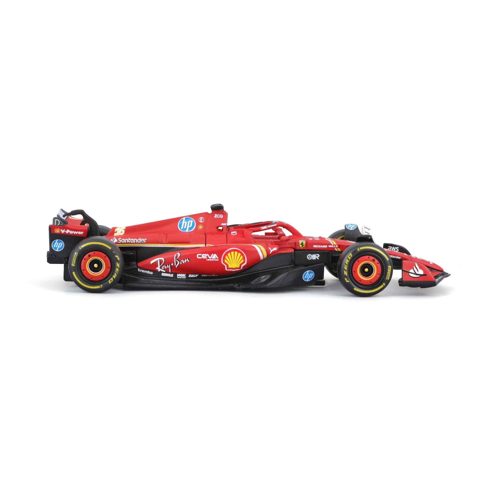 Bburago 1:43 2 Pack Scuderia Ferrari Sf-24 2024