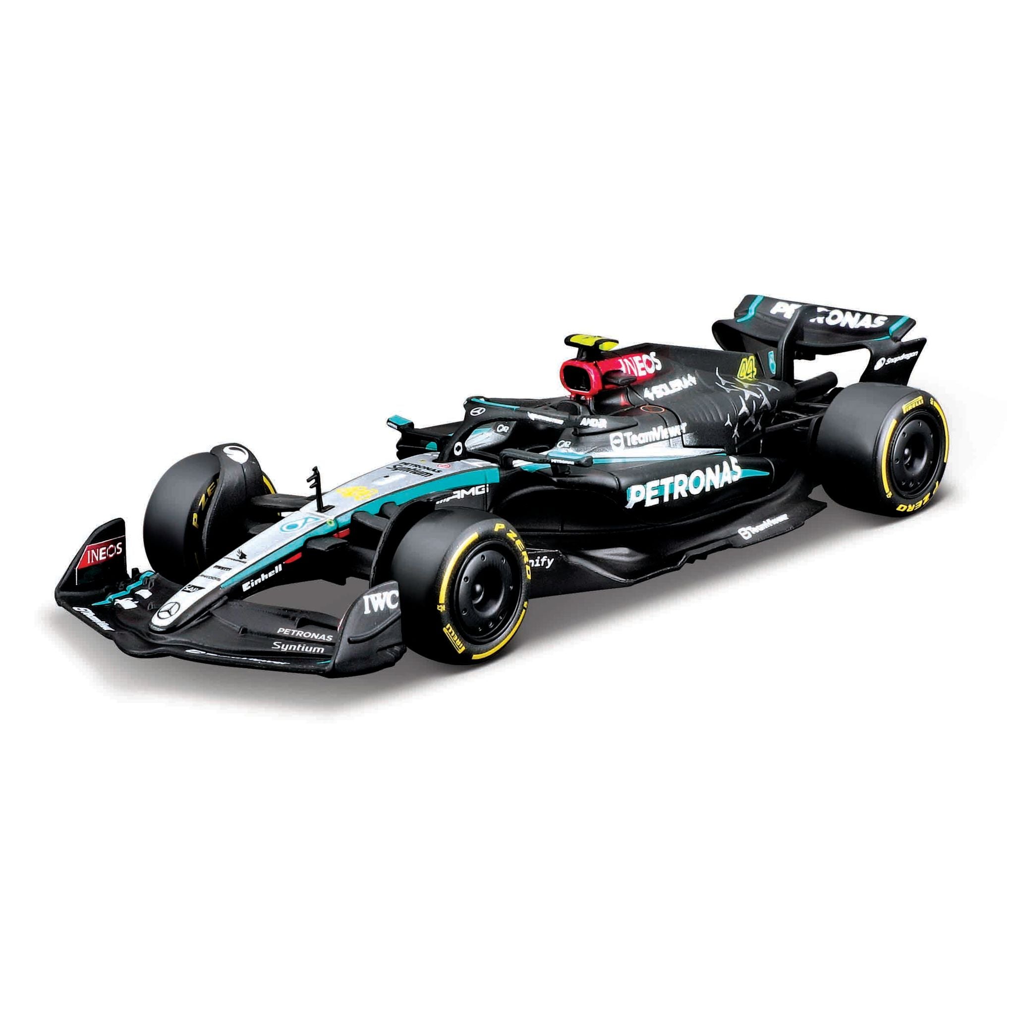 Bburago 1:43 F1 Mercedes 2024, Wb #44 Hamilton
