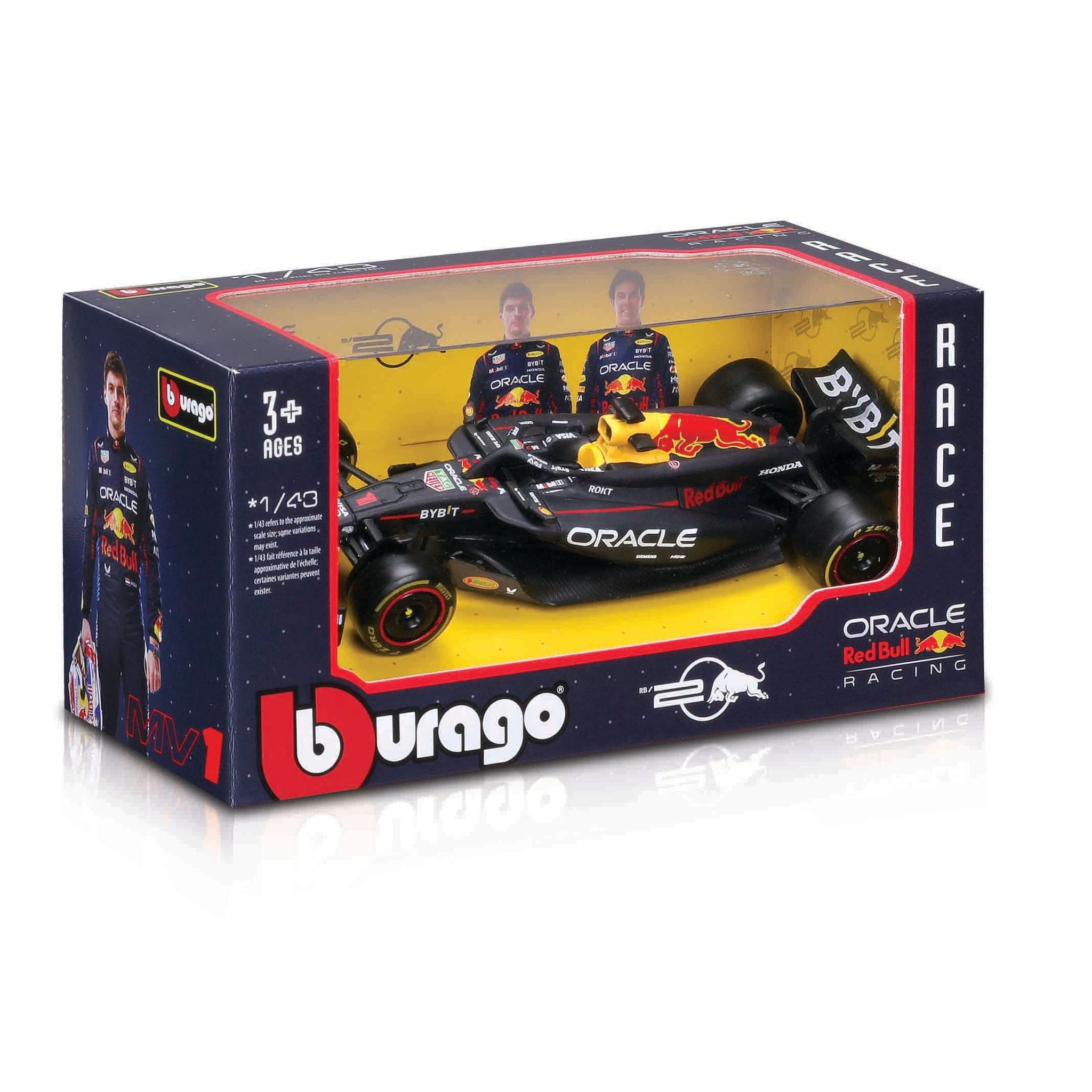 Bburago 1:43 F1 Red Bull Racing RB20 2024, WB #1 Verstappen