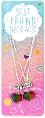 Best Friends Necklaces Colour Split Heart