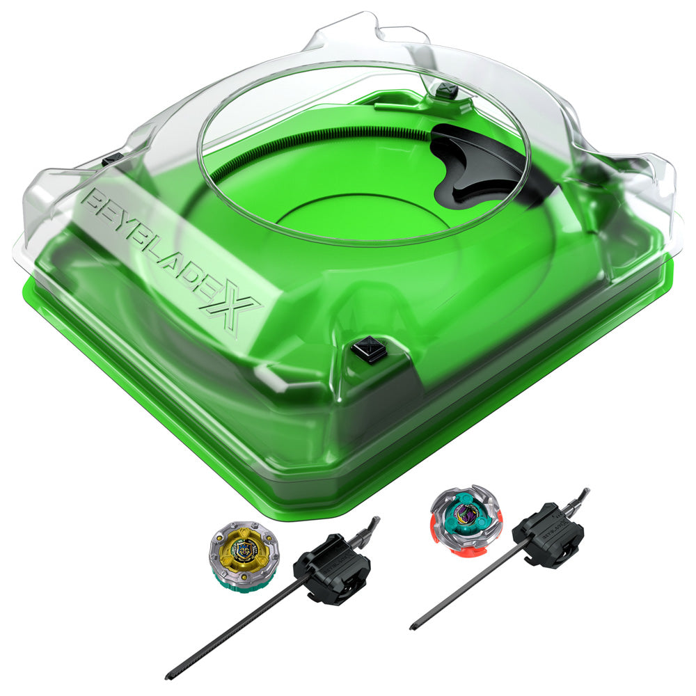 Beyblade X Sneak Attack Battle Set with Beystadium Area