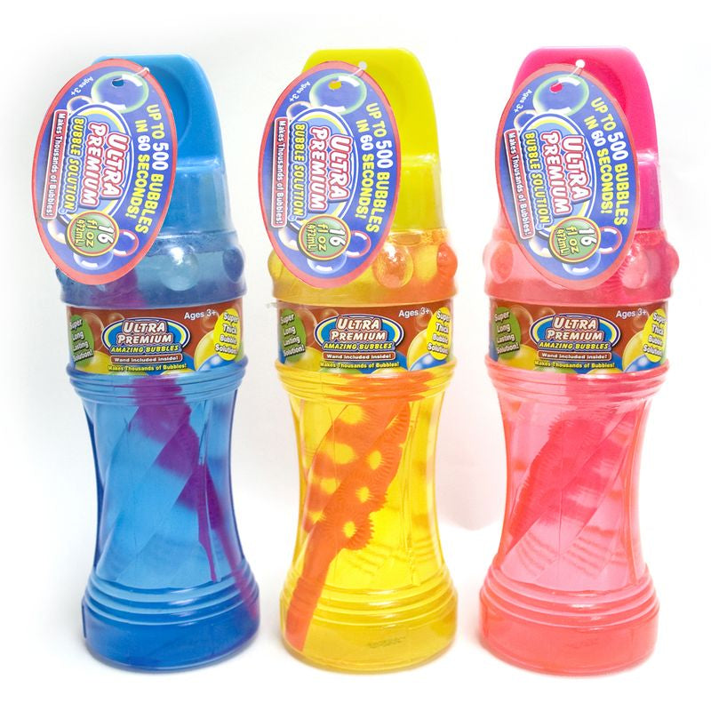 BILLION BUBBLES ULTRA PREMIUM 16OZ (472ML) SOLUTION ASSORTED STYLES