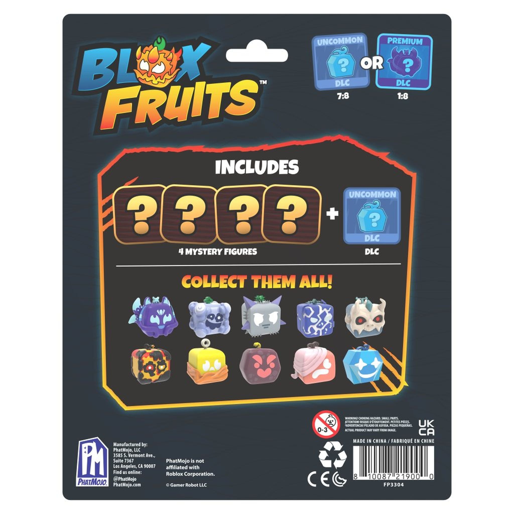 BLOX FRUITS - Mini Figure 4 Pack- Series 2