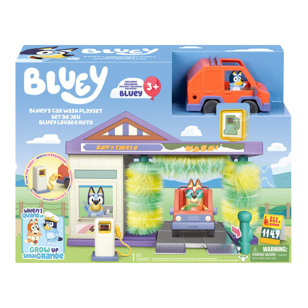 Bluey Car Wash Playset - Toyworld NZ