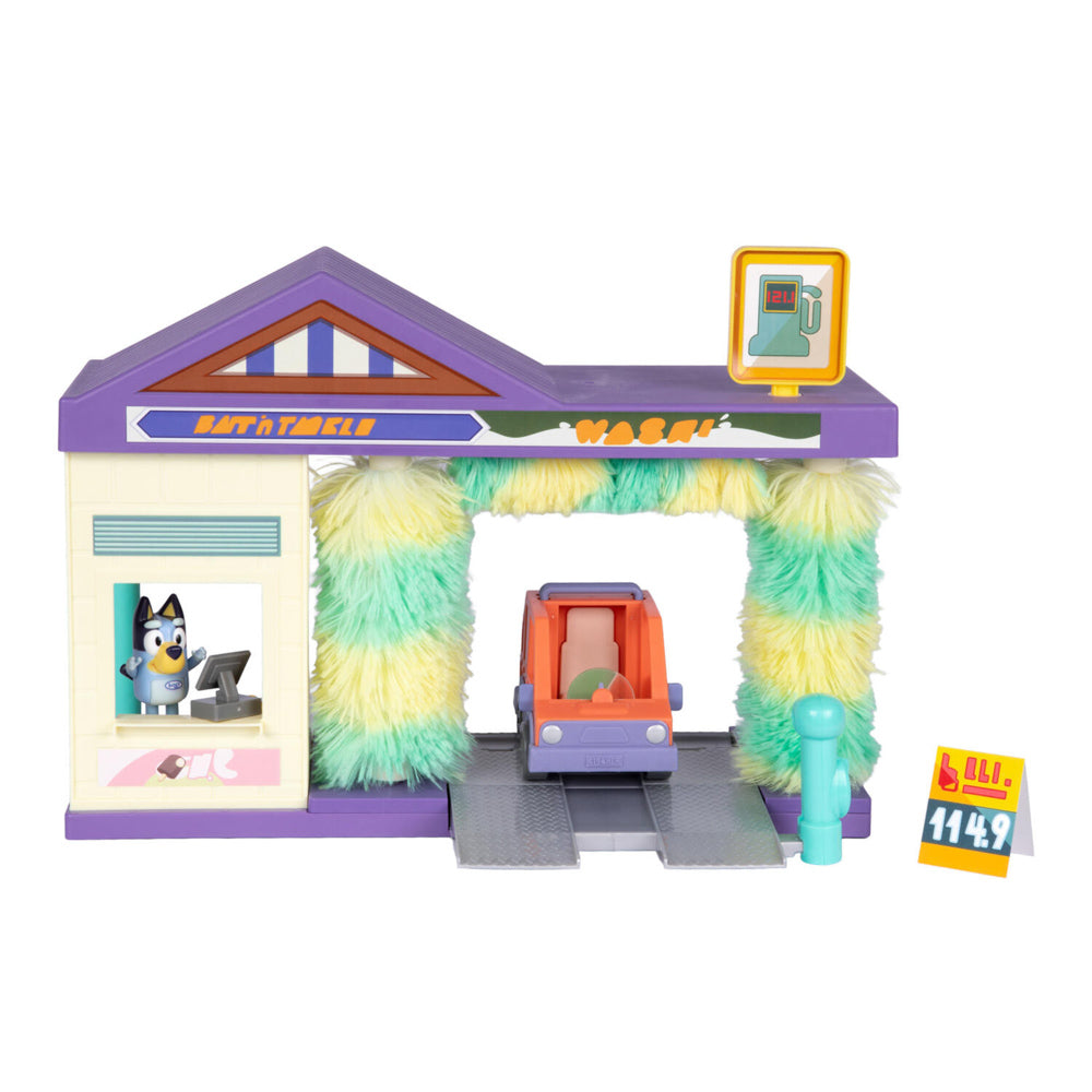 Bluey Car Wash Playset - Toyworld NZ
