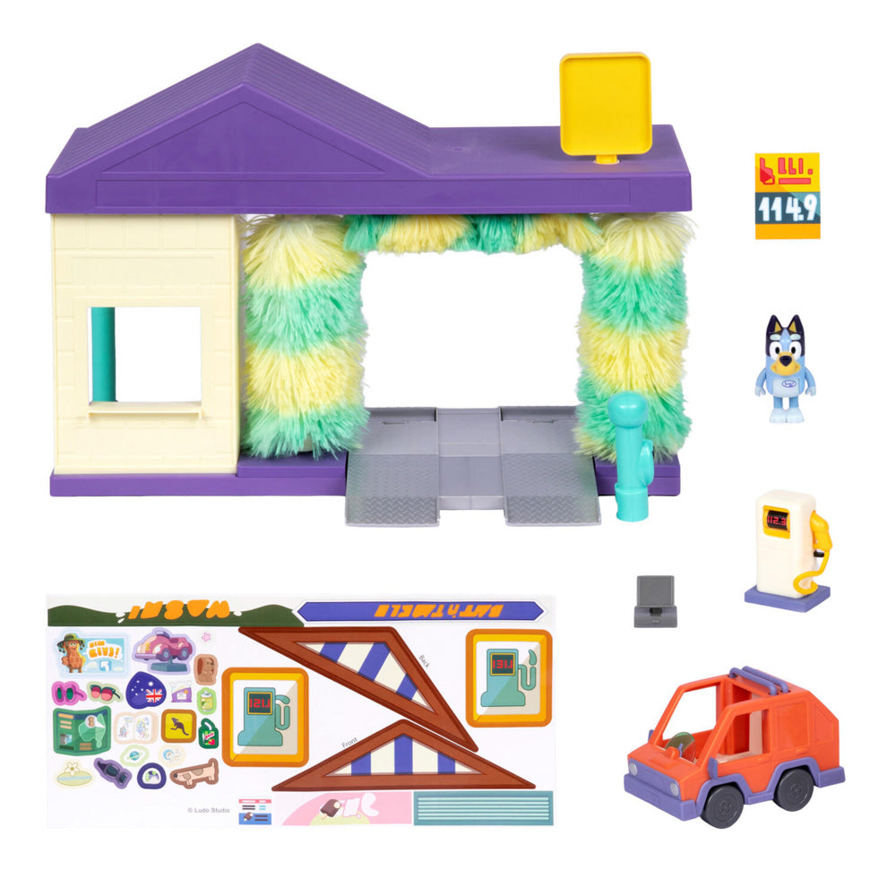 Bluey Car Wash Playset - Toyworld NZ