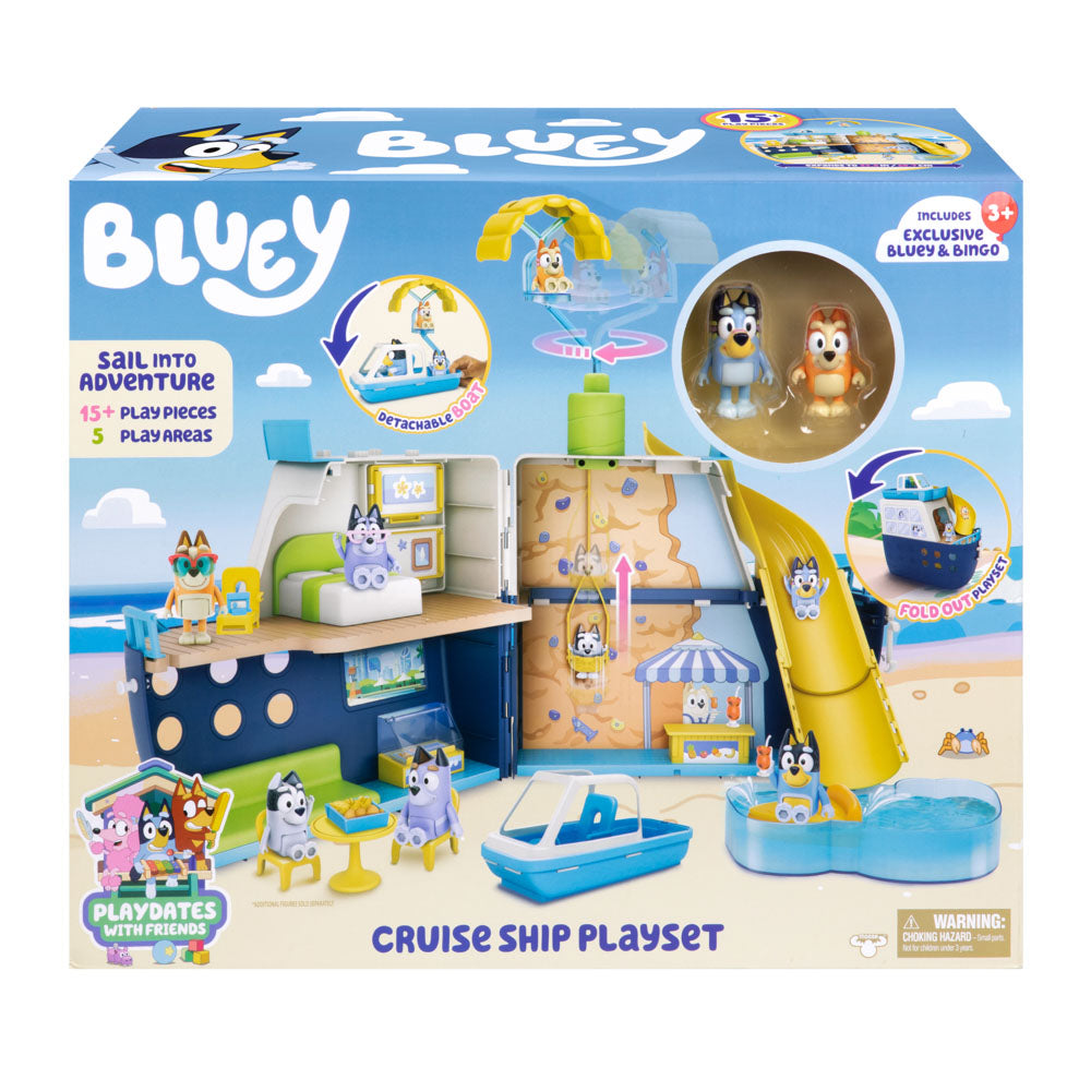 Bluey Cruise Ship Playset - Toyworld NZ