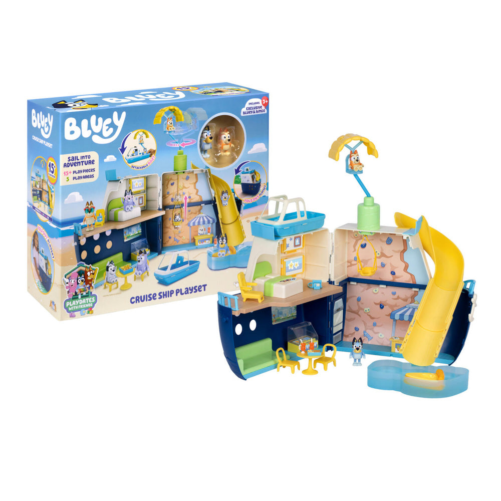 Bluey Cruise Ship Playset - Toyworld NZ