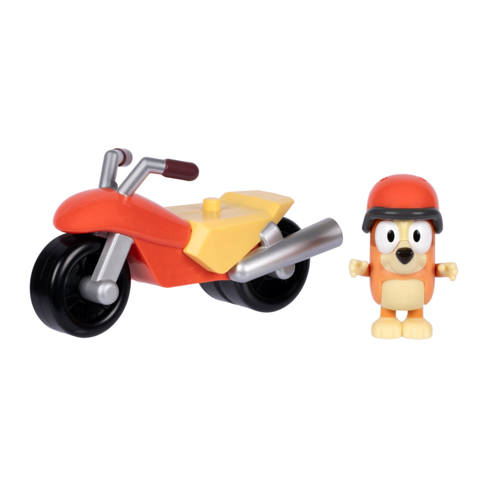 Bluey Motorbike with Bingo
