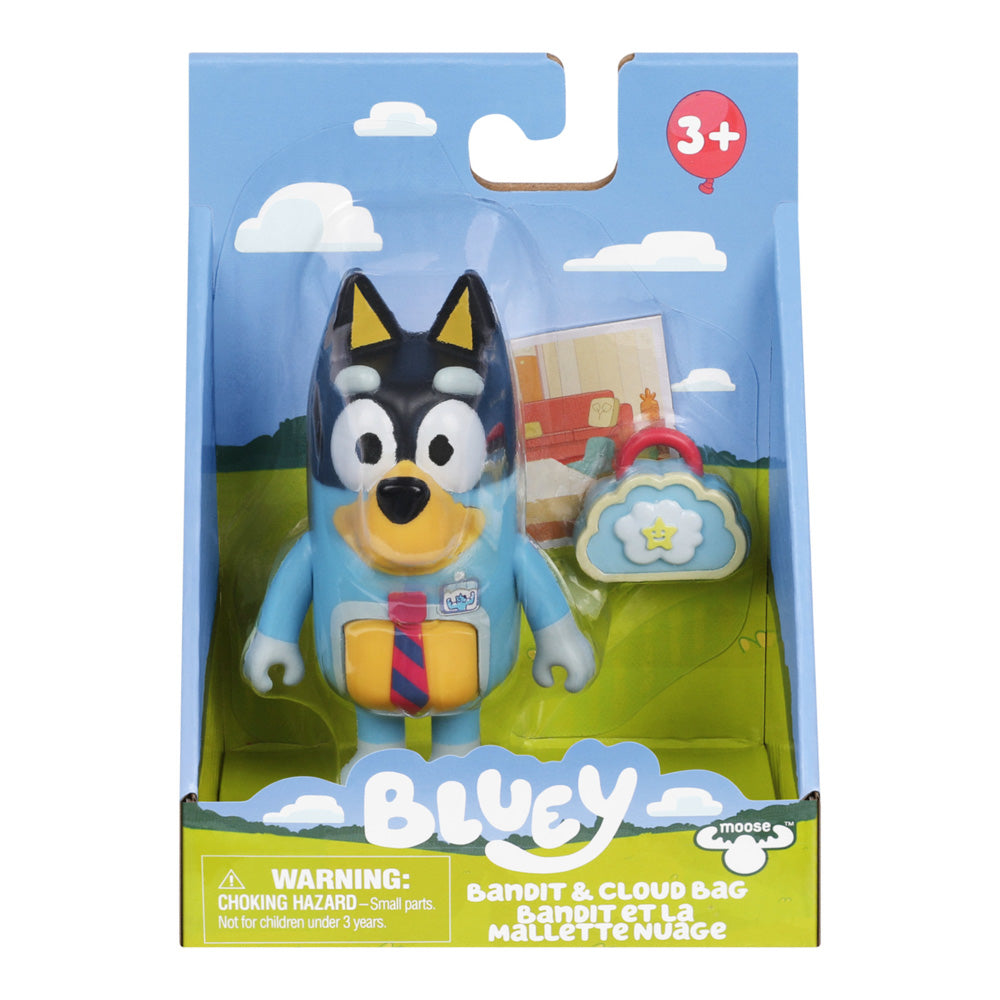 Bluey Series 15 Story Starter Pack Toy Bandit Playset - Assorted Styles, in packaging.