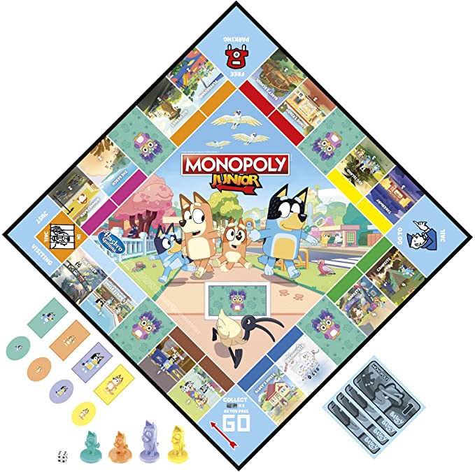 Monopoly Junior Bluey Edition - Toyworld NZ