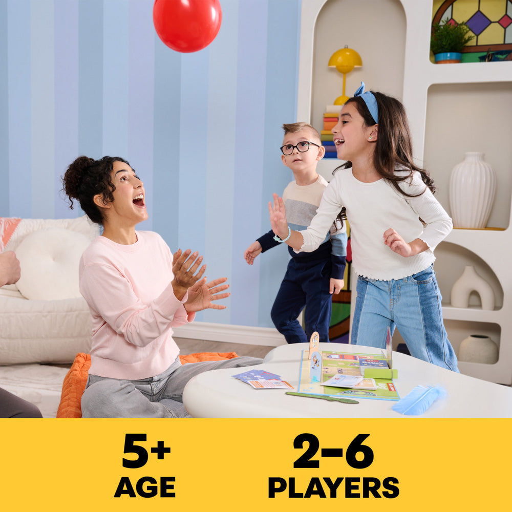 Bluey Beat The Parents Family Board Game, for kids and parents to play together.