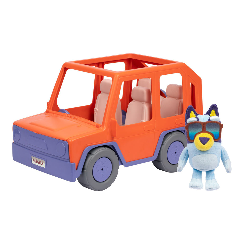 Bluey Buddies Big Heeler 4WD Car With 8-Inch Plush toy