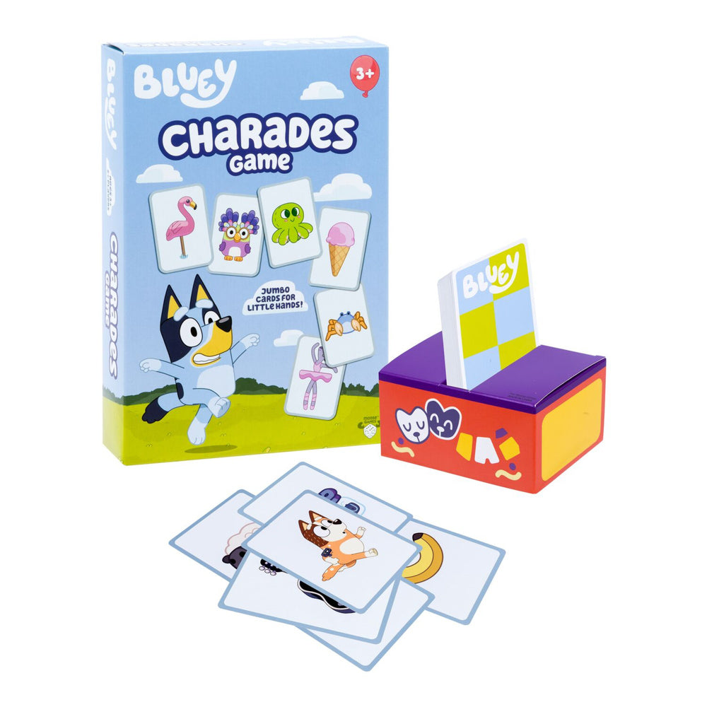 Bluey Charades Card Game for kids aged 3+